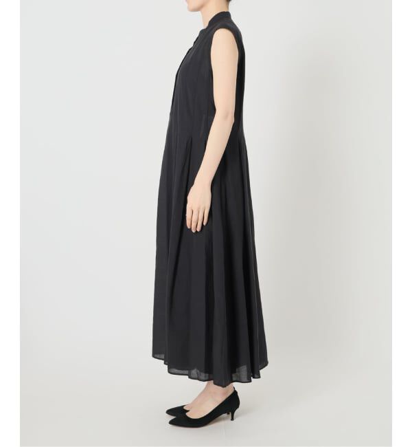 Spick and Span「《手洗い可 / 予約》C/Rボイルタックノースリーブワンピース」|ワンピース|