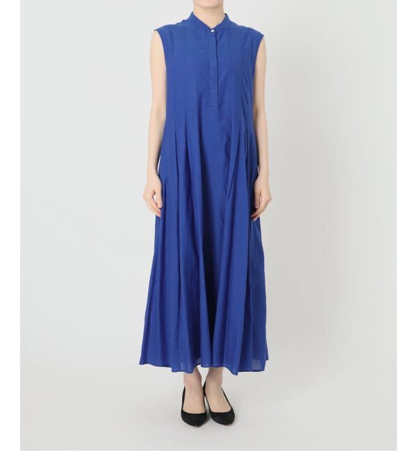 Spick and Span「《手洗い可 / 予約》C/Rボイルタックノースリーブワンピース」|ワンピース|