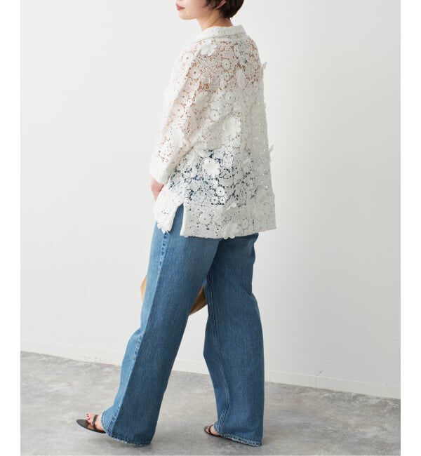 Spick and Span「LAYAS/レイヤーズ レース半袖シャツ」|シャツ・ブラウス|