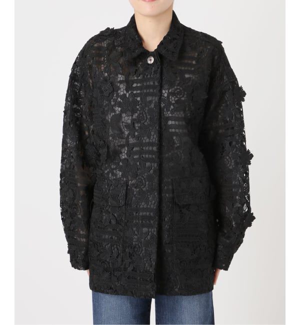 Spick and Span「LAYAS/レイヤーズ レース半袖シャツ」|シャツ・ブラウス|