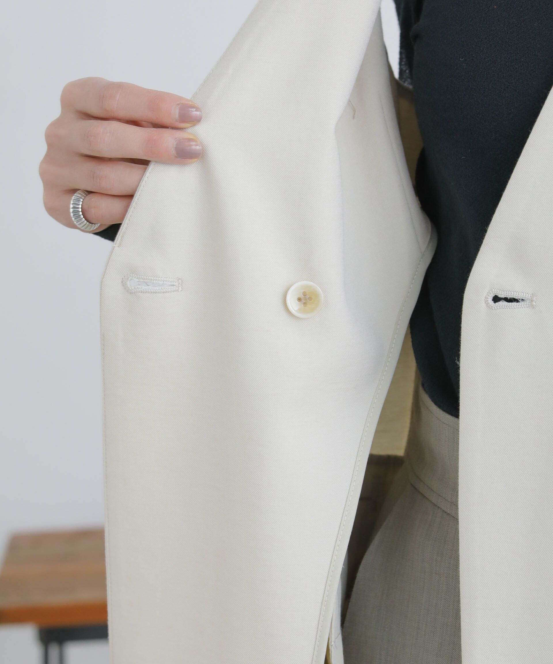 nano･universe「ロングジレ(セットアップ可)」|ベスト・ジレ|