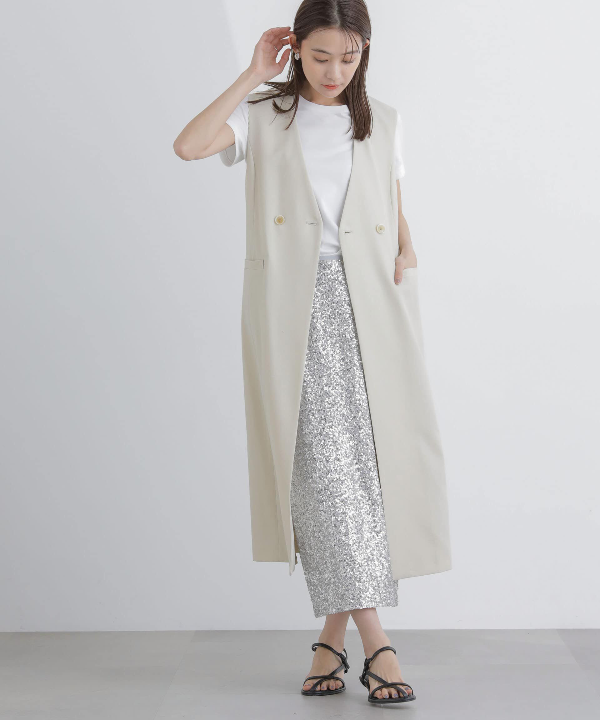 nano･universe「ロングジレ(セットアップ可)」|ベスト・ジレ|