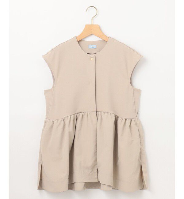 組曲「【接触冷感・吸湿・UVカット】ジョーゼットジャージー ジレ」|ベスト・ジレ|