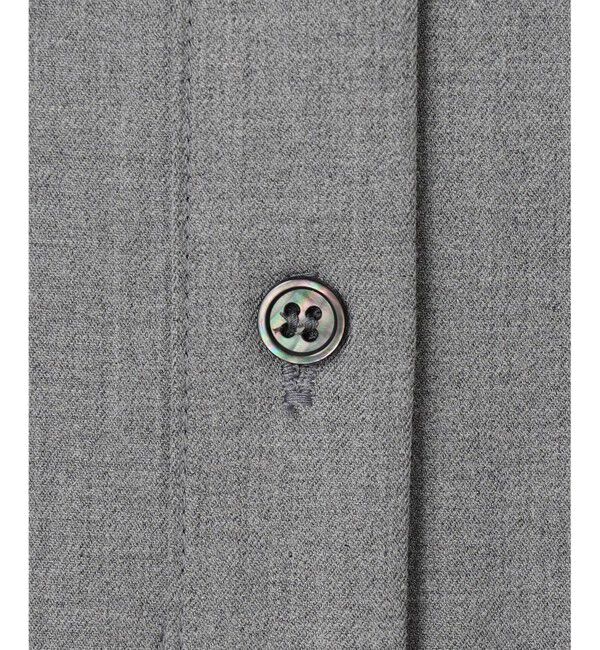 組曲「【KUMIKYOKU NAVY】ウーステッドライククロス シャツワンピース」|ワンピース|