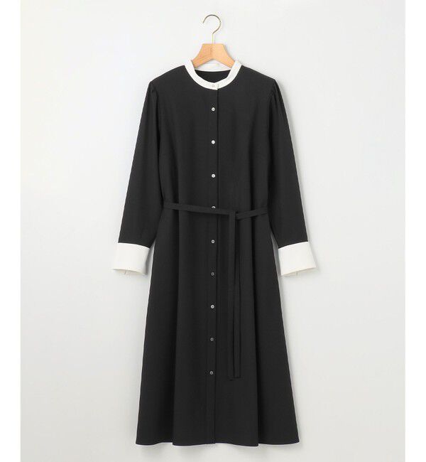 組曲「【KUMIKYOKU NAVY】ウーステッドライククロス シャツワンピース」|ワンピース|