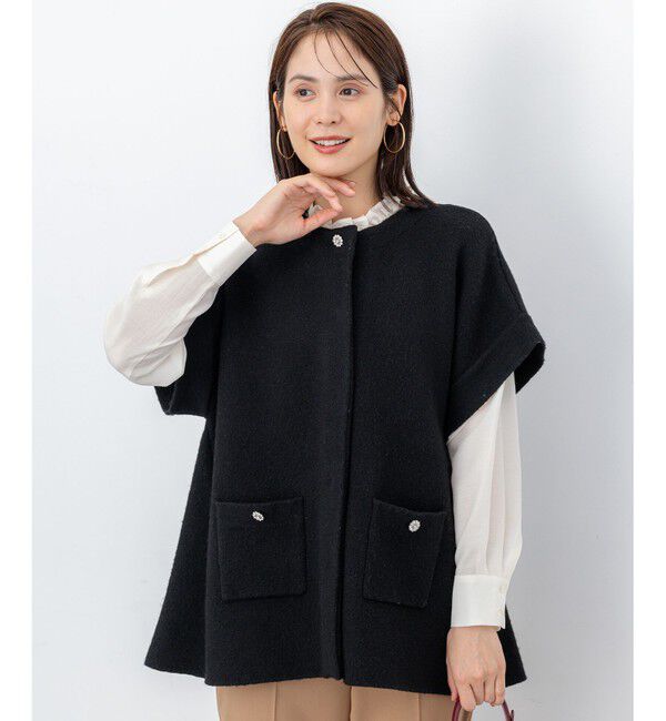 組曲「【WEB限定】プレーティングニットアウタージレ」|ベスト・ジレ|