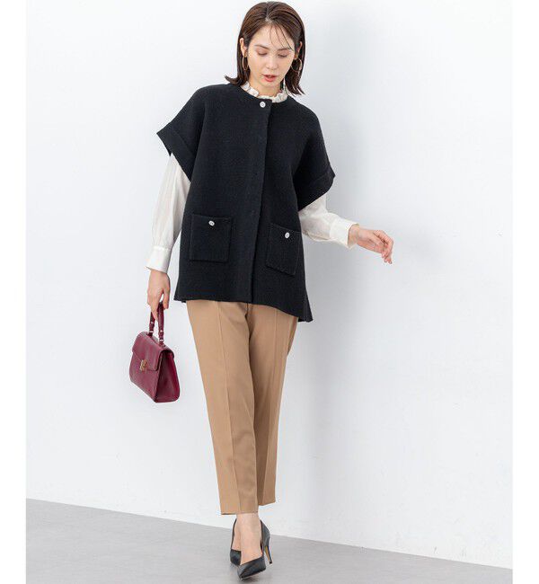 組曲「【WEB限定】プレーティングニットアウタージレ」|ベスト・ジレ|