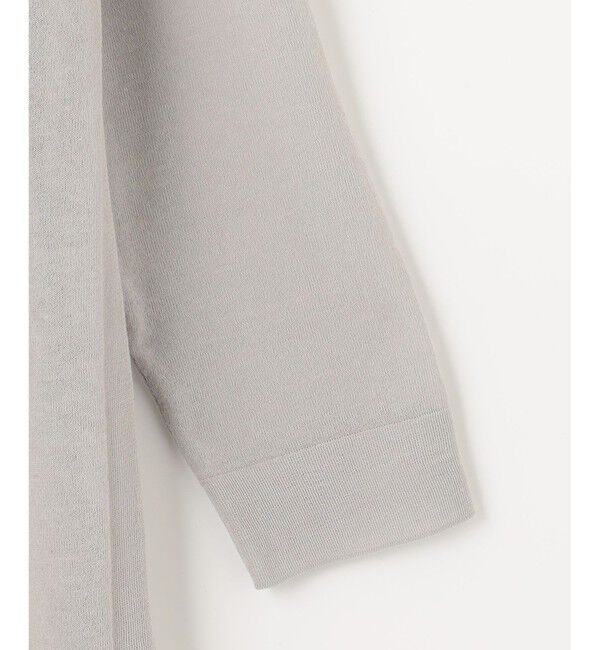 自由区「【洗える】シアーロングニットカーデ」|カーディガン|