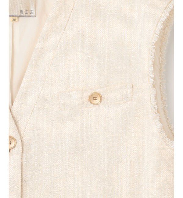 自由区「【セット可】ラミーブッチャー ショートジレ」|ベスト・ジレ|