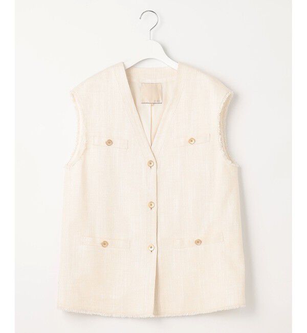 自由区「【セット可】ラミーブッチャー ショートジレ」|ベスト・ジレ|