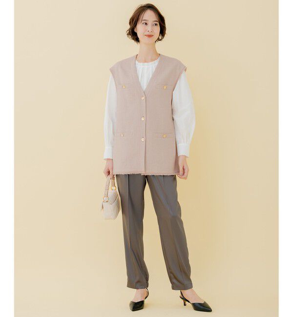 自由区「【セット可】ラミーブッチャー ショートジレ」|ベスト・ジレ|