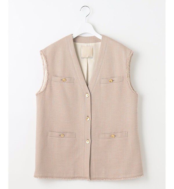 自由区「【セット可】ラミーブッチャー ショートジレ」|ベスト・ジレ|