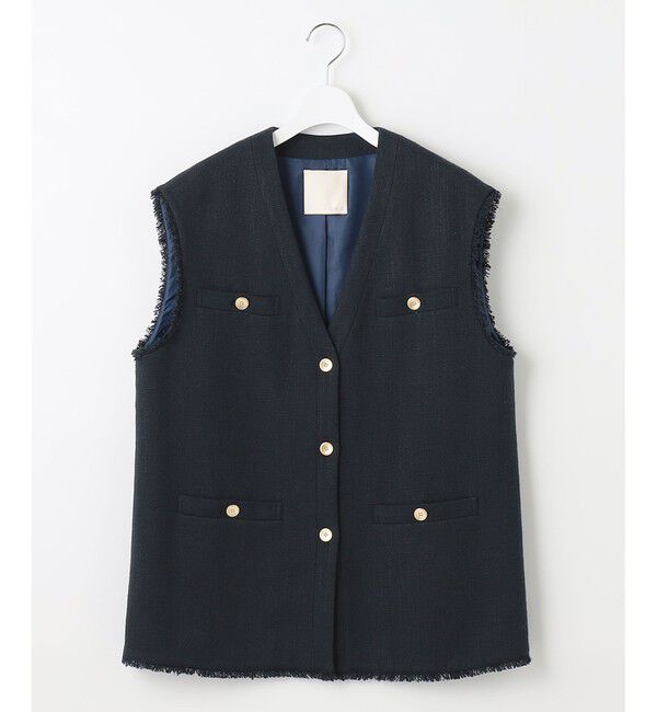 自由区「【セット可】ラミーブッチャー ショートジレ」|ベスト・ジレ|