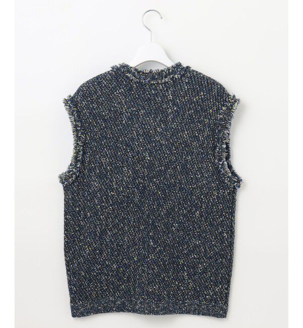 自由区「ミックスツイードニット  ベスト」|ベスト・ジレ|