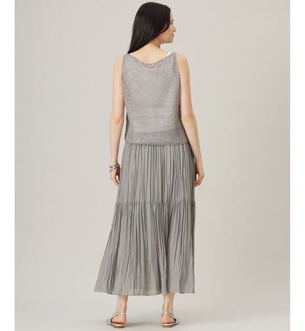 自由区「クロッシェライクニット ジレ」|ベスト・ジレ|