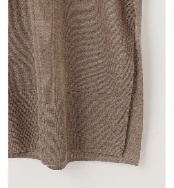 23区「【洗える】シャイニーシアー ニット ロングカーディガン」|ニット・セーター|