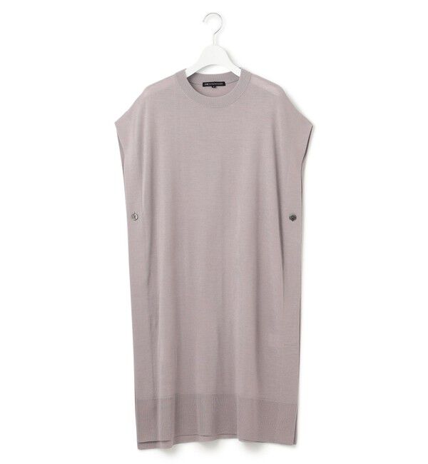 23区「【洗える】コンパクトウール ロングベスト」|ベスト・ジレ|