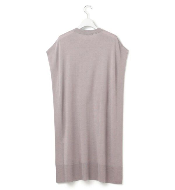 23区「【洗える】コンパクトウール ロングベスト」|ベスト・ジレ|