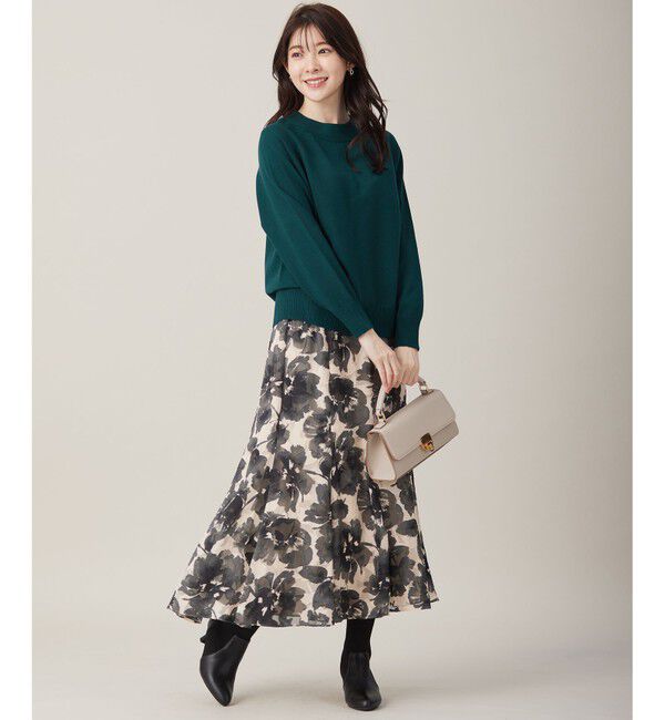 any SiS「【CICA加工】ケーブルリブ ニット」|ニット・セーター|