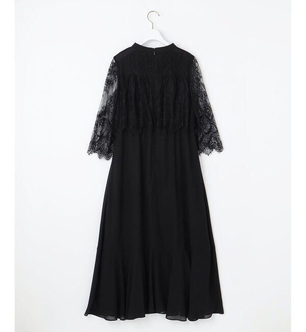 ANY SIS「【洗える】レーシーケープ ドレス」|ドレス|