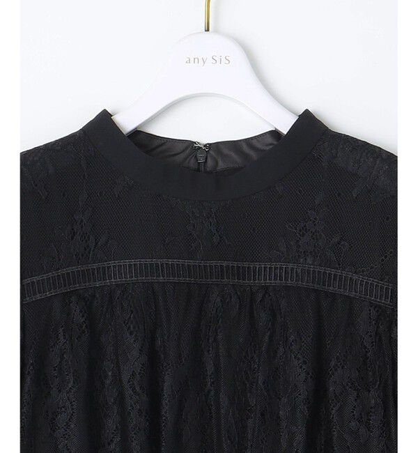 ANY SIS「【洗える】レーシーケープ ドレス」|ドレス|