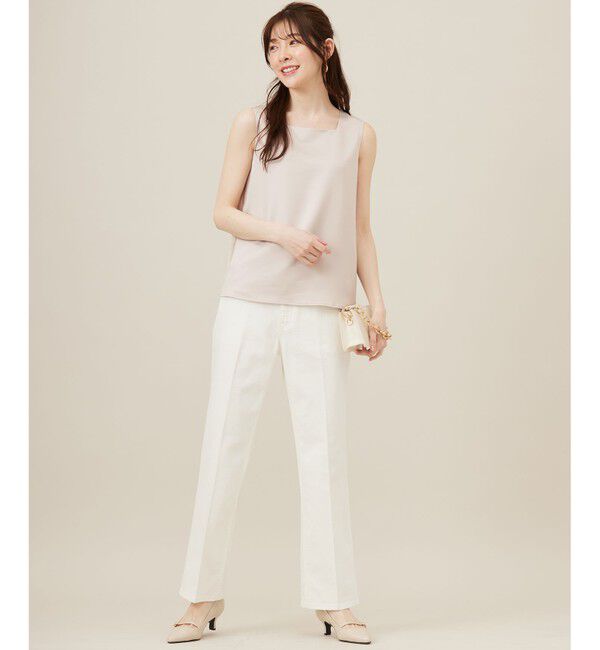 ANY SIS「【洗える】サテン2WAY タンクトップ」|タンクトップ|