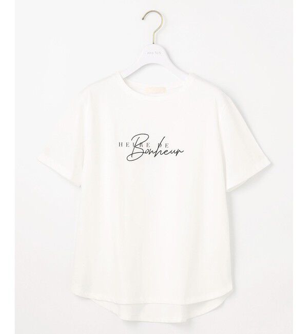 ANY SIS「【洗える】ベーシックロゴ刺繍 Tシャツ」|Tシャツ・カットソー|