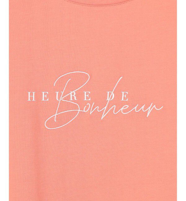 ANY SIS「【洗える】ベーシックロゴ刺繍 Tシャツ」|Tシャツ・カットソー|