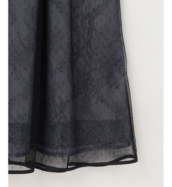 ANY SIS「【Lily calin】バイカラードットチュール ドレス」|ドレス|