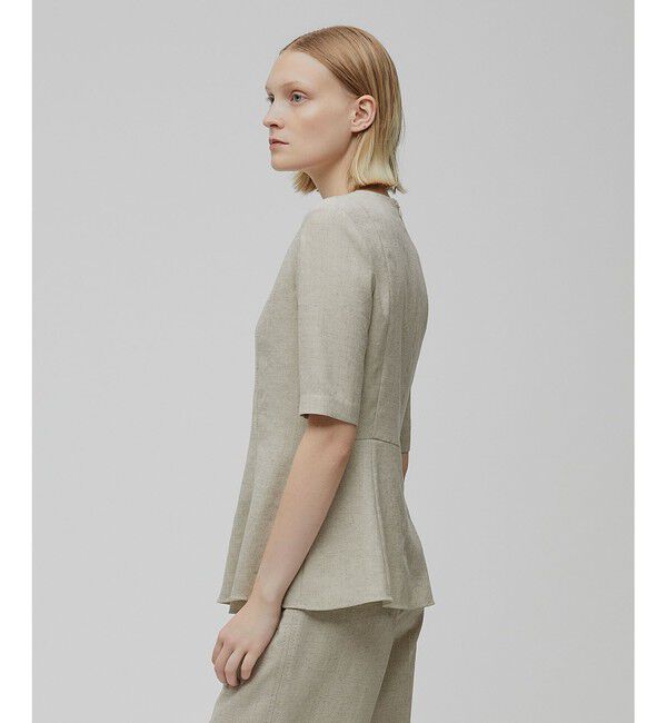 BEIGE,「CAROLE / ペプラムブラウス」|シャツ・ブラウス|