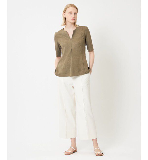 BEIGE,「CAROLE / ペプラムブラウス」|シャツ・ブラウス|