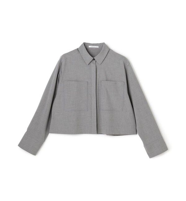 BEIGE,「APOPHY / ステッチディテールショートシャツジャケット」|シャツ・ブラウス|