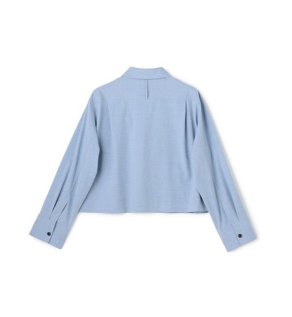 BEIGE,「APOPHY / ステッチディテールショートシャツジャケット」|シャツ・ブラウス|