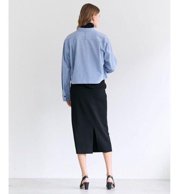 BEIGE,「APOPHY / ステッチディテールショートシャツジャケット」|シャツ・ブラウス|