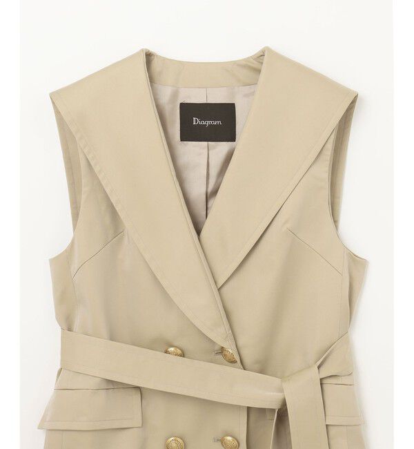 Diagram「セーラーカラーサテンベスト」|ベスト・ジレ|