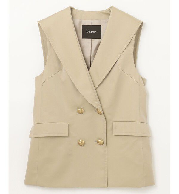 Diagram「セーラーカラーサテンベスト」|ベスト・ジレ|