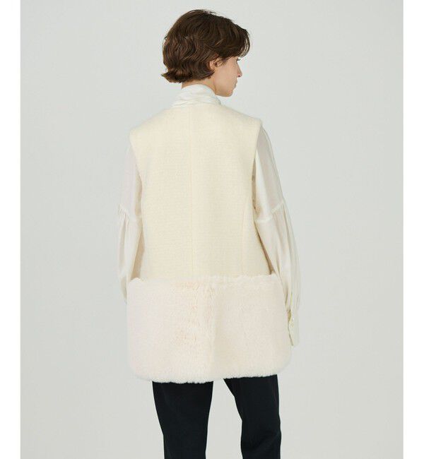 GRACE CONTINENTAL「モヘアシャギーベスト」|ベスト・ジレ|