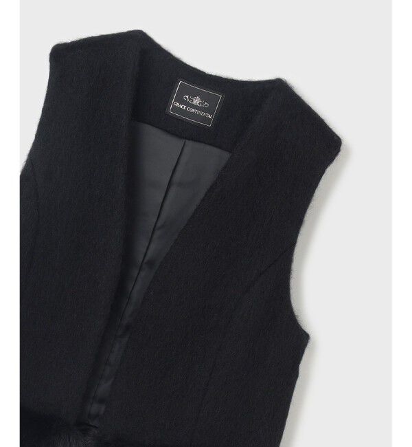 GRACE CONTINENTAL「モヘアシャギーベスト」|ベスト・ジレ|