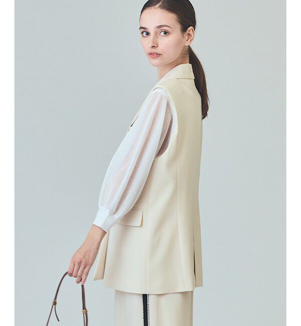  「トリアセテーラードジレ」|ベスト・ジレ|