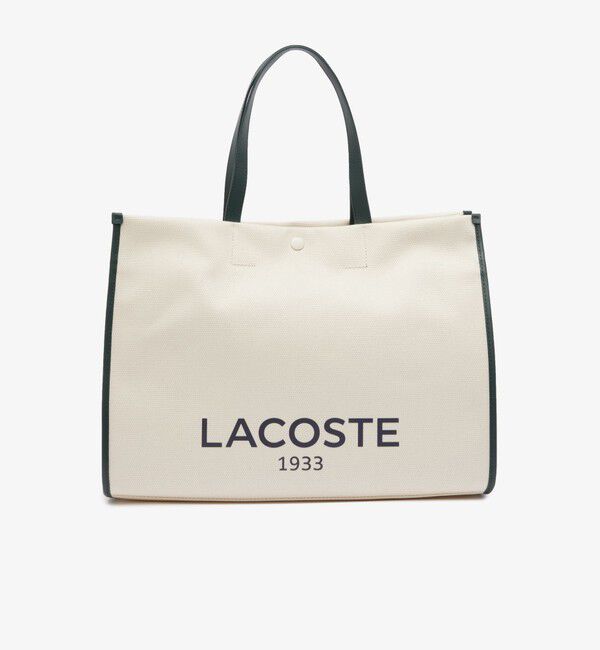 LACOSTE「ヘリテージキャンバス テニススタイルトートバッグ」|トートバッグ|