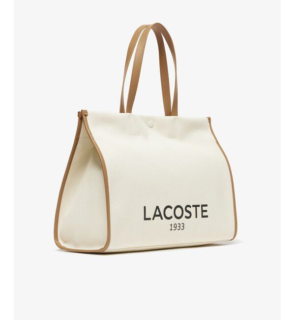 LACOSTE「ヘリテージキャンバス テニススタイルトートバッグ」|トートバッグ|
