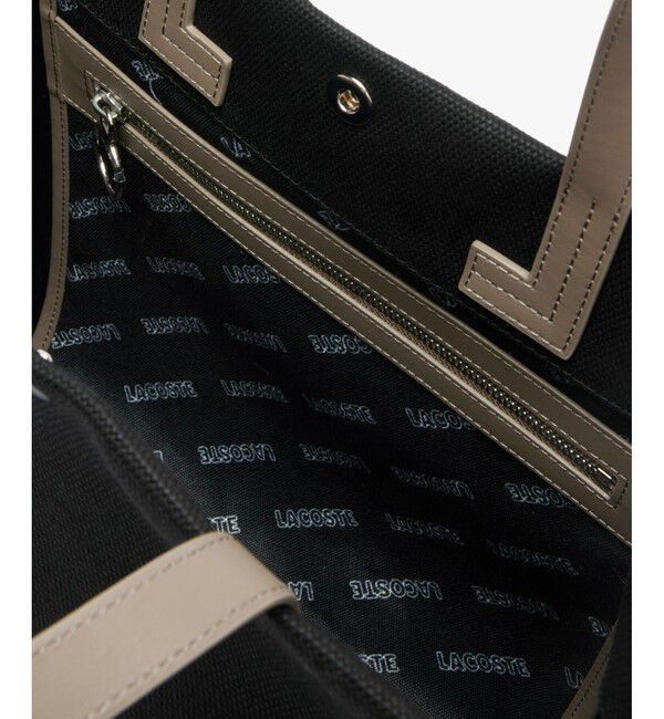 LACOSTE「ヘリテージキャンバス テニススタイルトートバッグ」|トートバッグ|