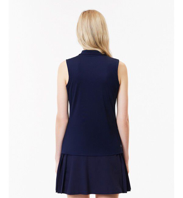 LACOSTE「UVカット UPF50+ ウルトラドライノースリーブゴルフポロシャツ」|ポロシャツ|