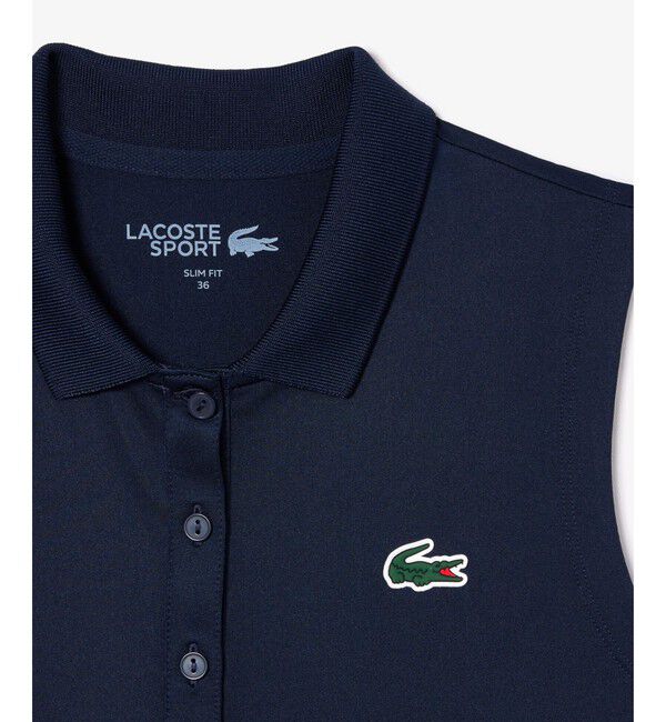 LACOSTE「UVカット UPF50+ ウルトラドライノースリーブゴルフポロシャツ」|ポロシャツ|