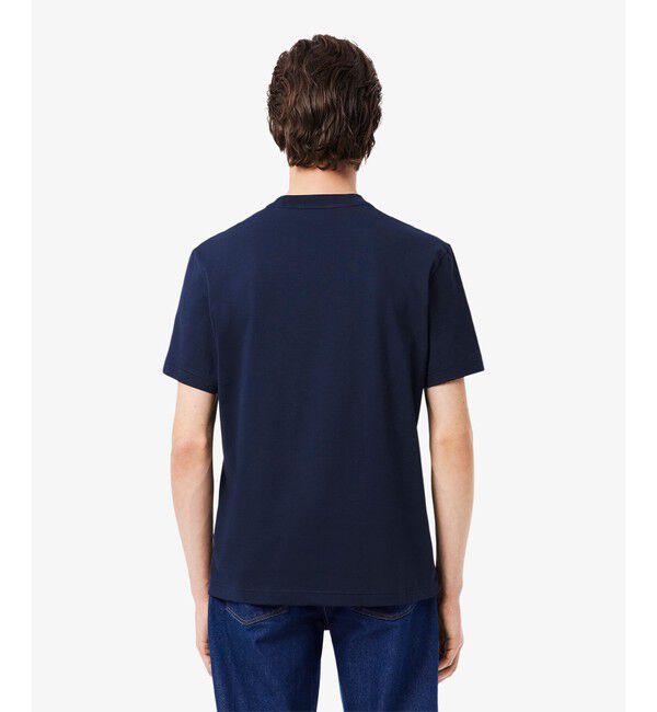 LACOSTE「ローレルエンブレムステッチフレンチメイドTシャツ」|Tシャツ・カットソー|