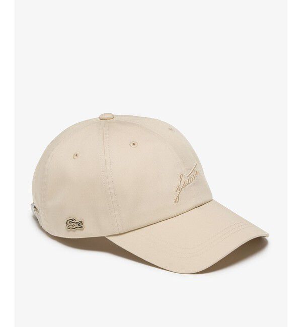 LACOSTE「トーン・オン・トーン6パネルキャップ」|キャップ・キャスケット|
