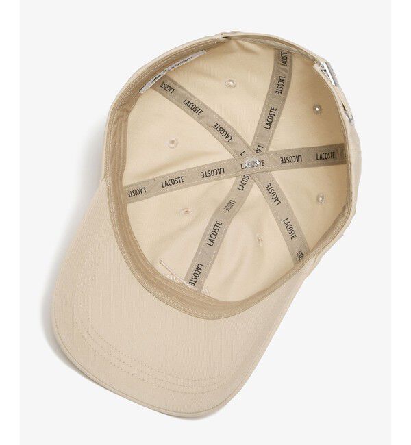 LACOSTE「トーン・オン・トーン6パネルキャップ」|キャップ・キャスケット|