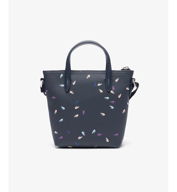 LACOSTE「ホリデー マルチカラーワニロゴプリントミニトートバッグ」|トートバッグ|