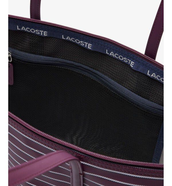 LACOSTE「【EC only】L.12.12コンセプトシーズナル ラージサイズボーダートートバッグ」|トートバッグ|