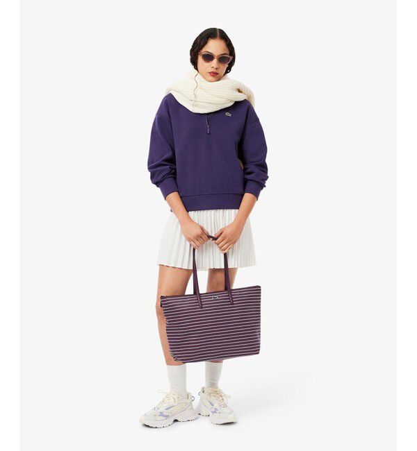 LACOSTE「【EC only】L.12.12コンセプトシーズナル ラージサイズボーダートートバッグ」|トートバッグ|